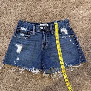 RSQ Blue Distressed Jean Shorts Size 24 G-28